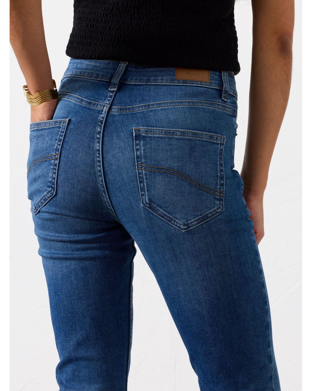 FatFace Blue Katrine Skinny Bootcut Jeans