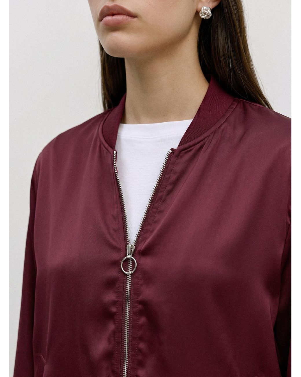Vero Moda Red Lightweight Bomber Jacket