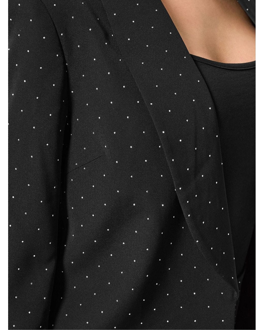 M Com Black Studded Blazer
