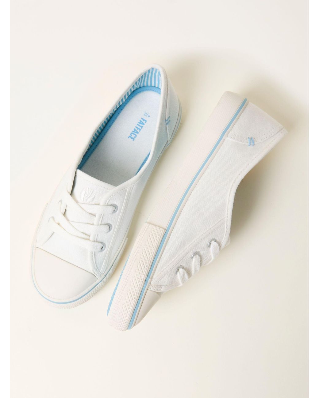 FatFace Natural Fatface Suzie Ballet Trainer