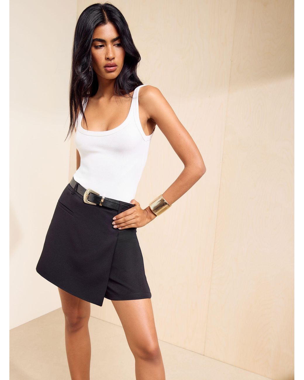Friends Like These Black Belted Skort