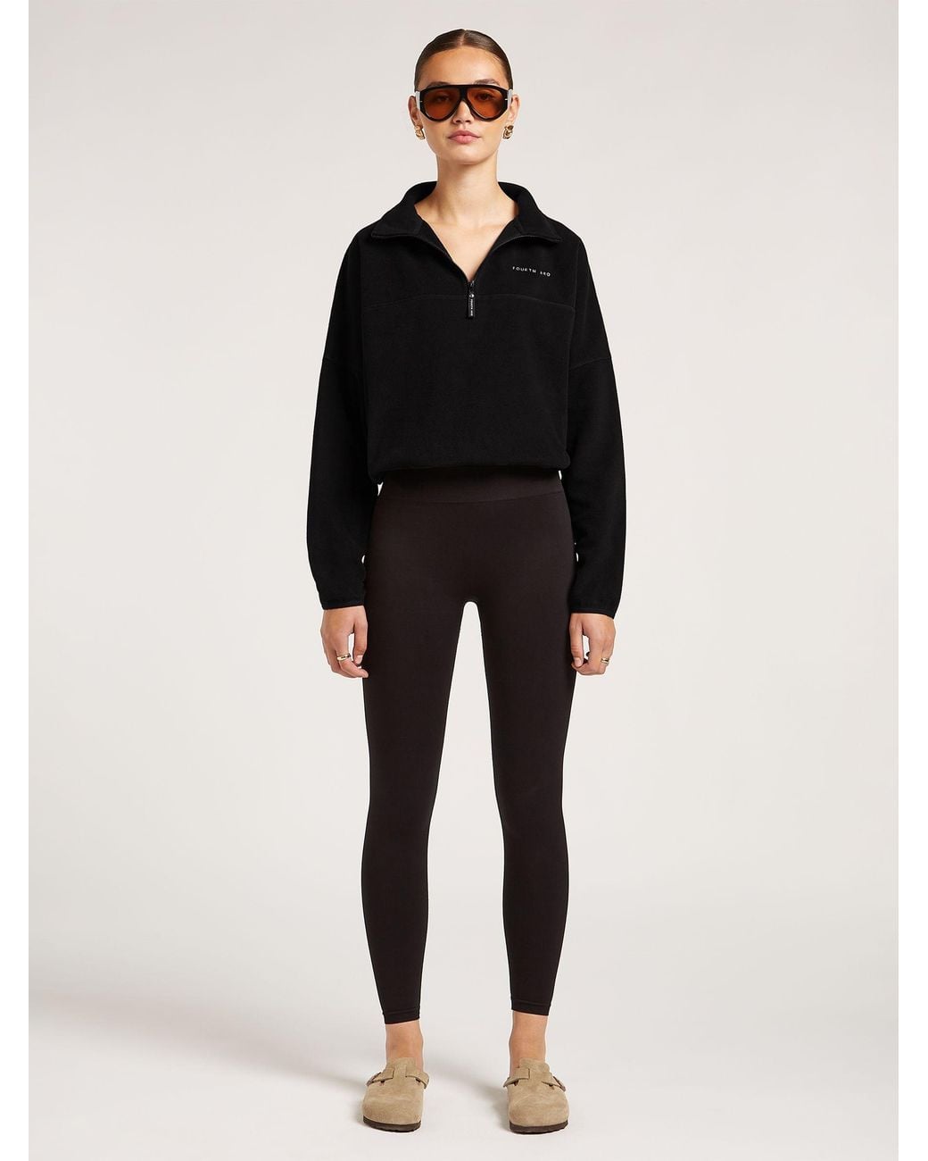 4th Arq Black Devan 'Cloud' Half-Zip Fleece