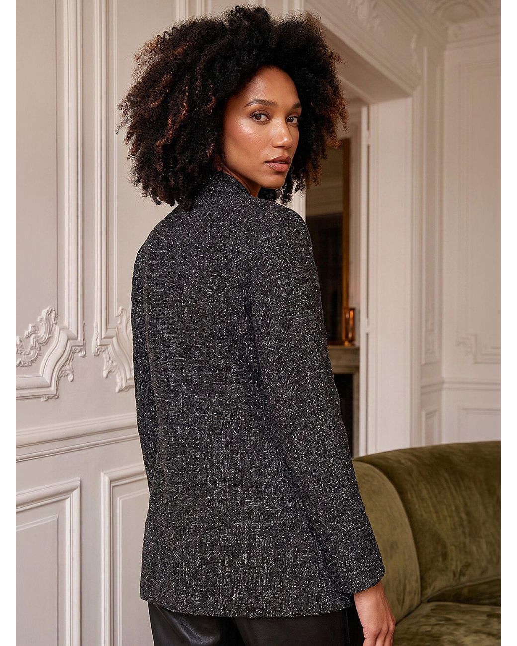 Roman Brown Diamonte Jacket