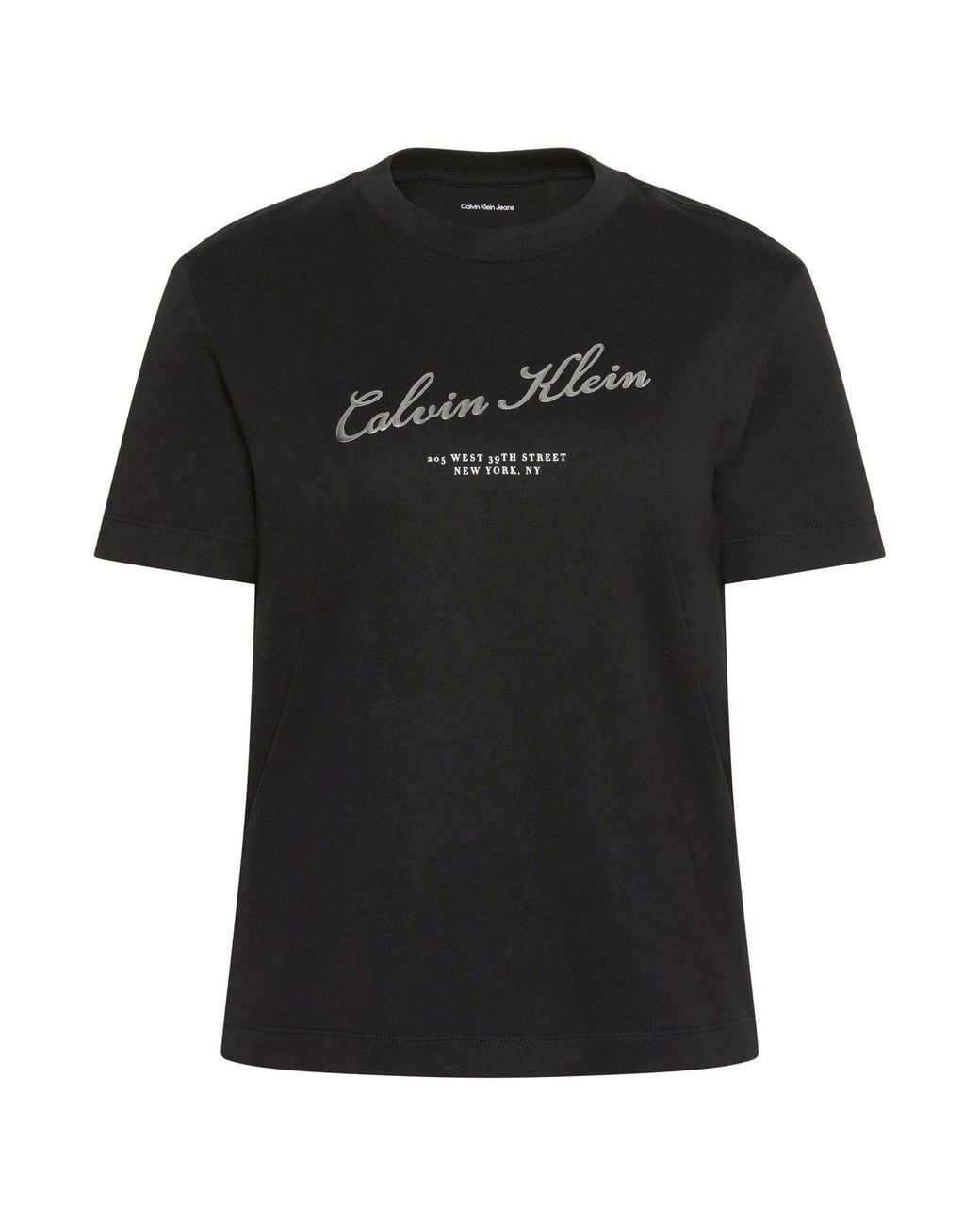 Calvin Klein Black Classic Script Logo T-Shirt