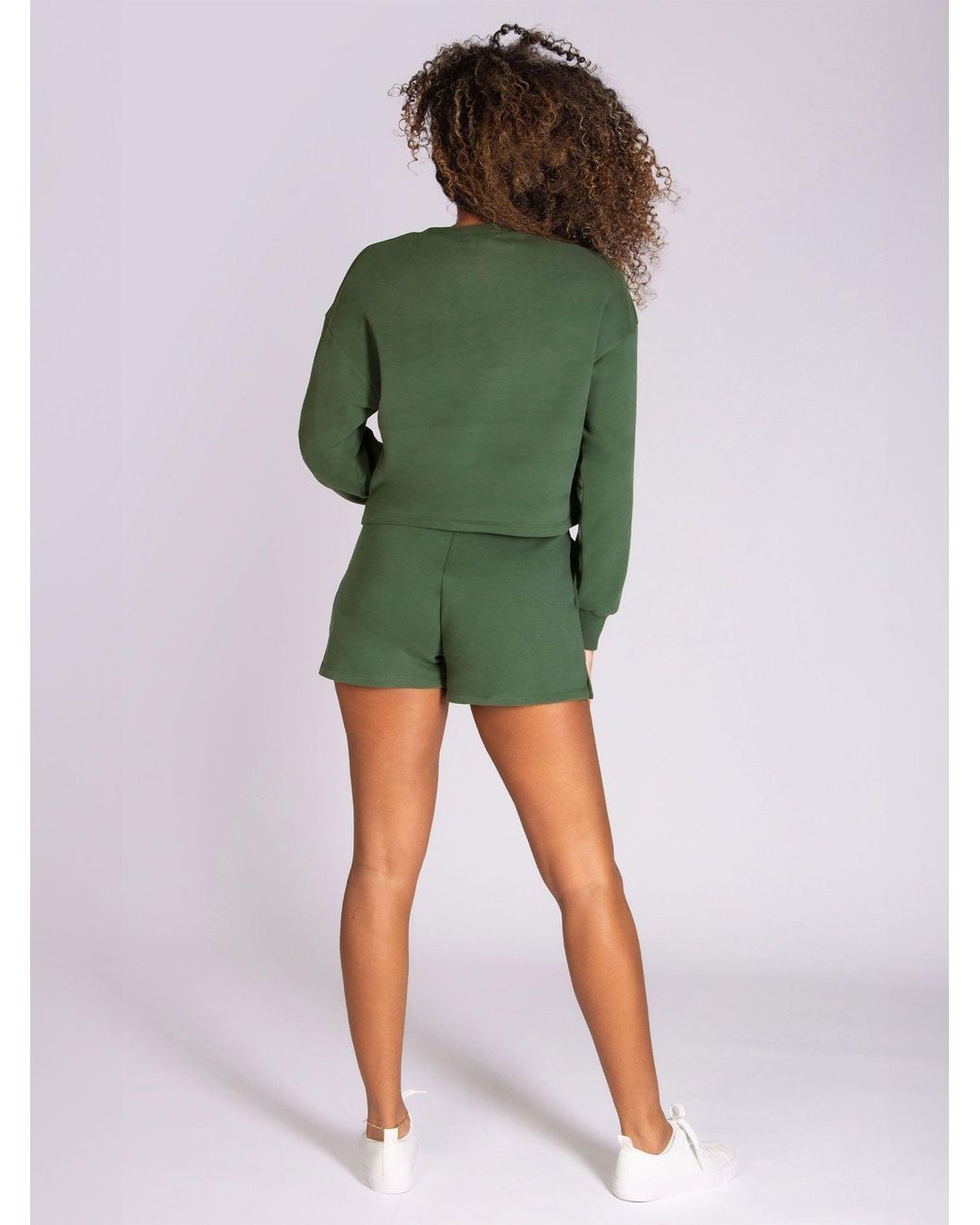 Pineapple Green Retro Shorts