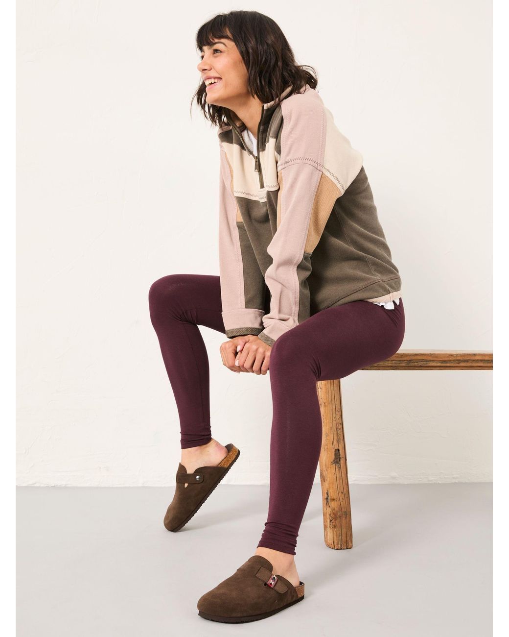 FatFace Purple Meribel High Rise Legging