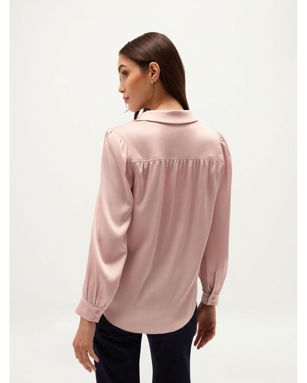 Hobbs Pink Tegan Blouse