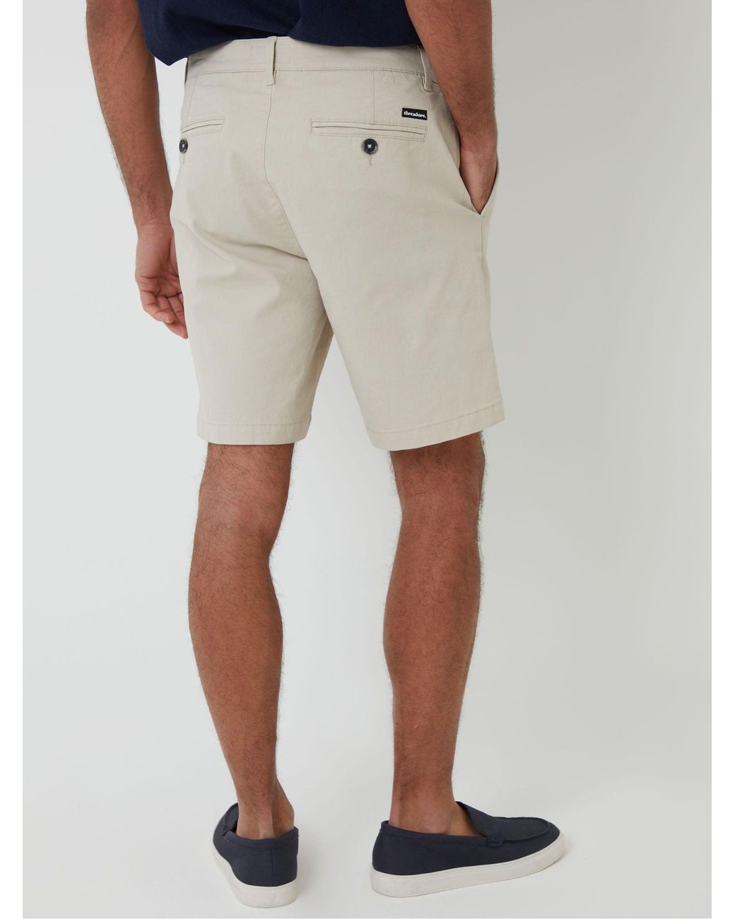 Threadbare Natural Stretch Chino Shorts for men