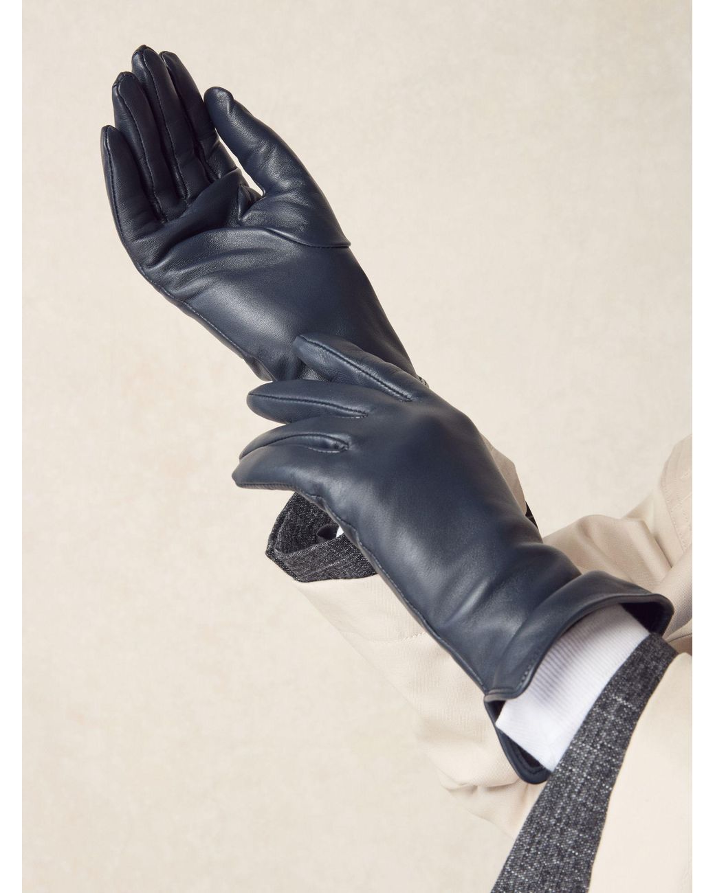 Next Natural Leather Gloves