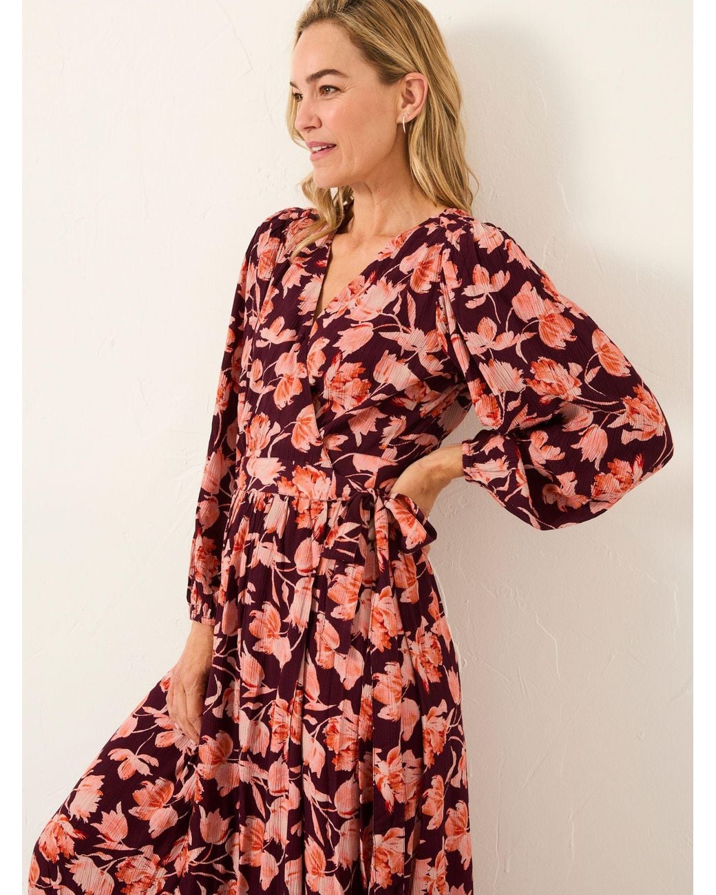 FatFace Red Fatface Lottie Maxi Dress