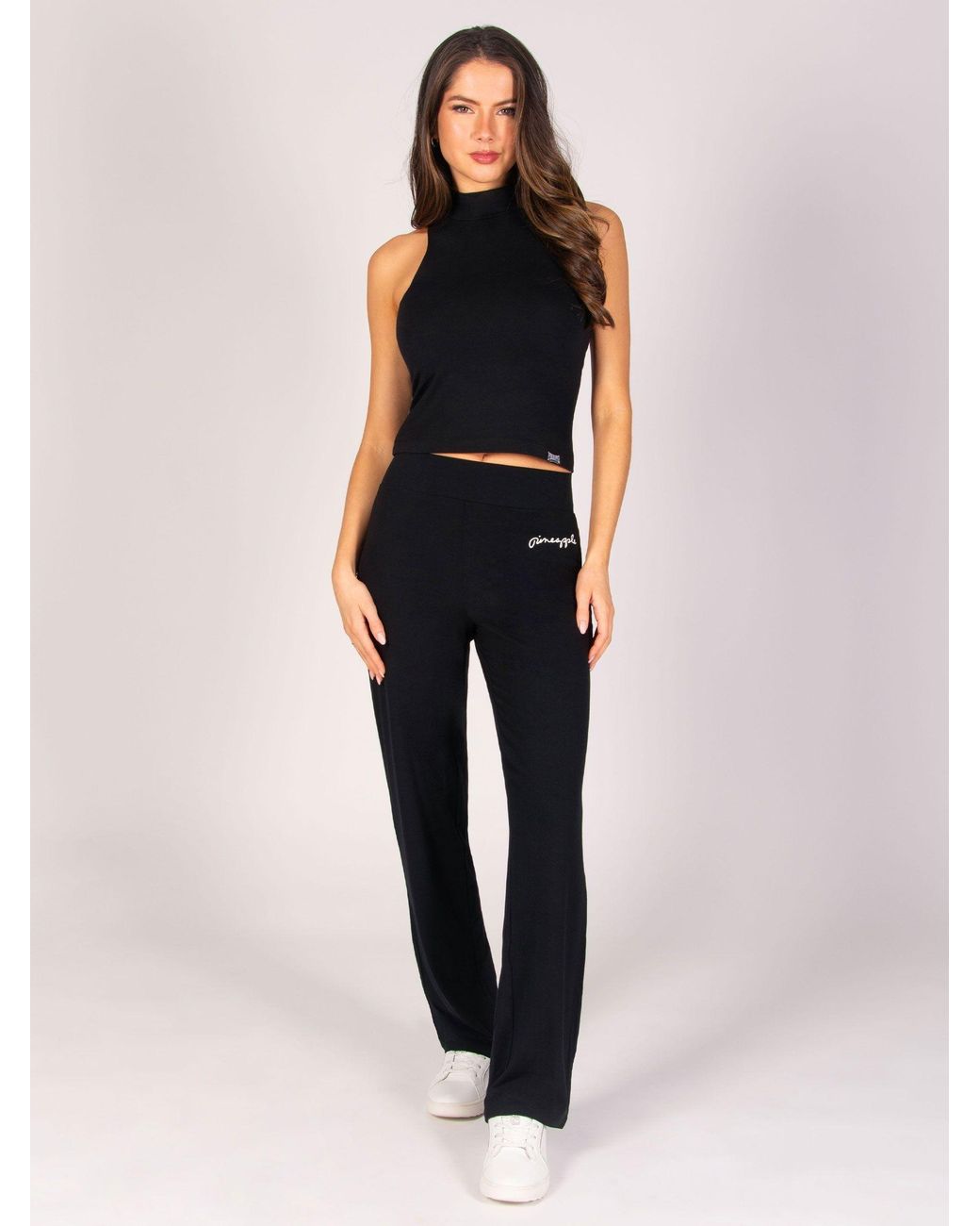 Pineapple Blue Petite Viscose Jersey Joggers