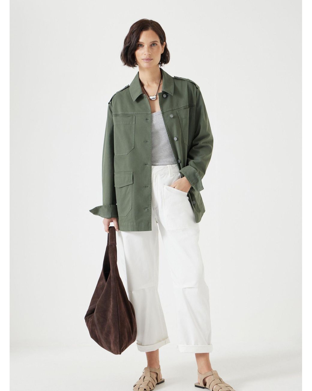 Hush Green Utility Jacket