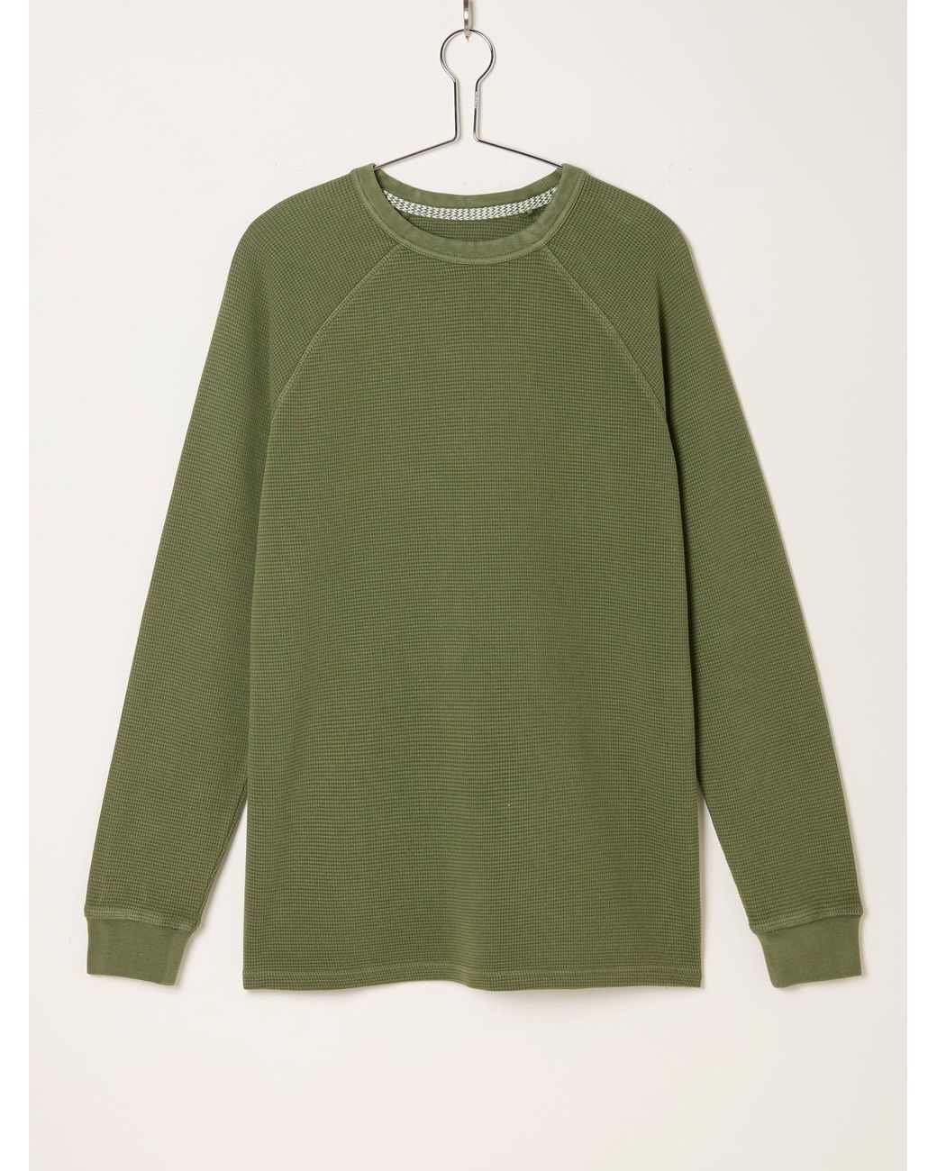 FatFace Green Wye Crew Neck Sweat for men