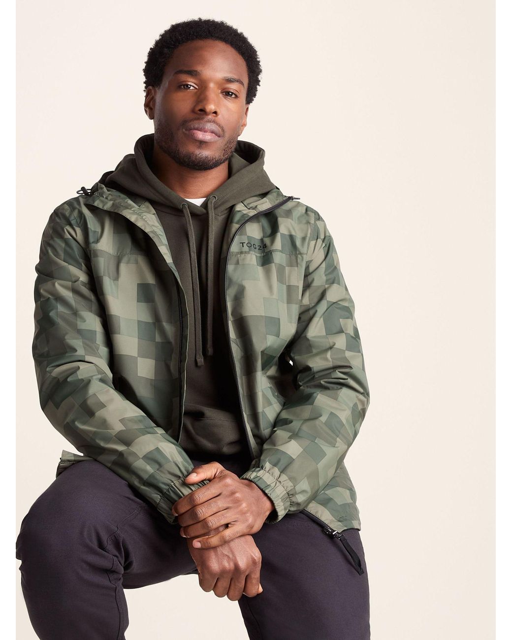 TOG24 Green Military Waterproof Craven Jacket for men