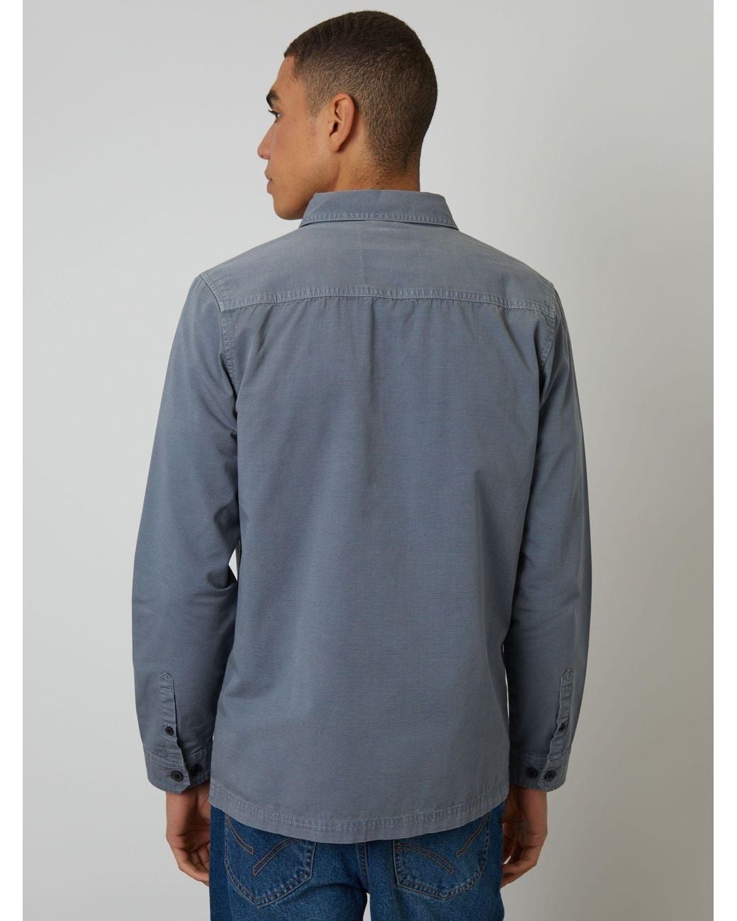 Threadbare Gray Lightweight Jacket for men