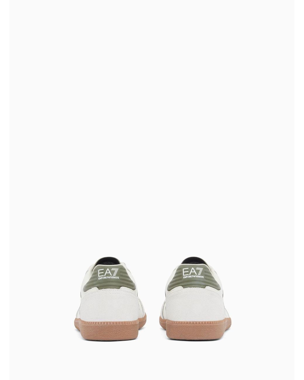Armani White Ea7 Logo Trainers for men