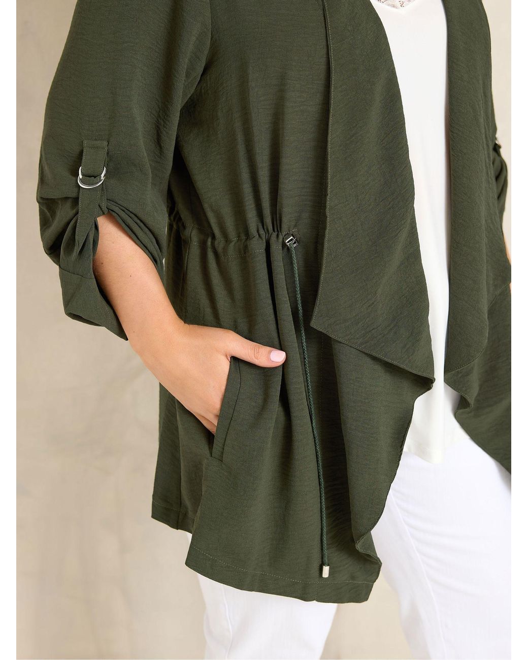 Evans Green Airflow Waterfall Jacket