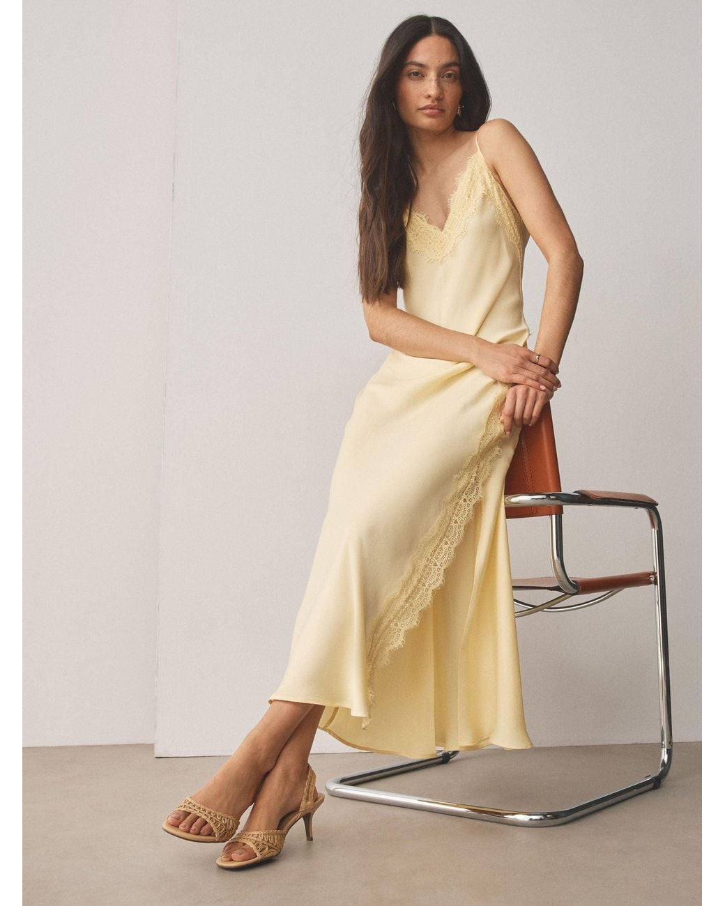 Next Natural Raffia Peep Toe Heeled Sandals