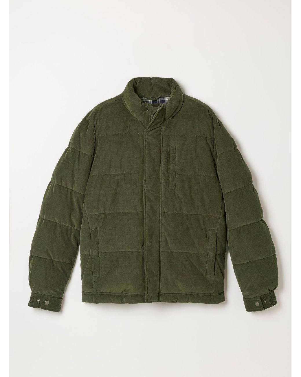 FatFace Green Cord Padded Jacket for men