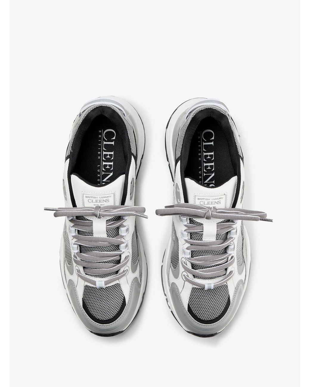 Cleens White Pulse Trainers for men