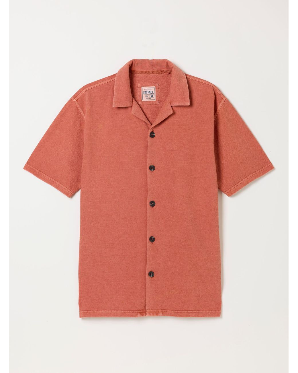 FatFace Fatface Short Sleeve Textured Shirt for men