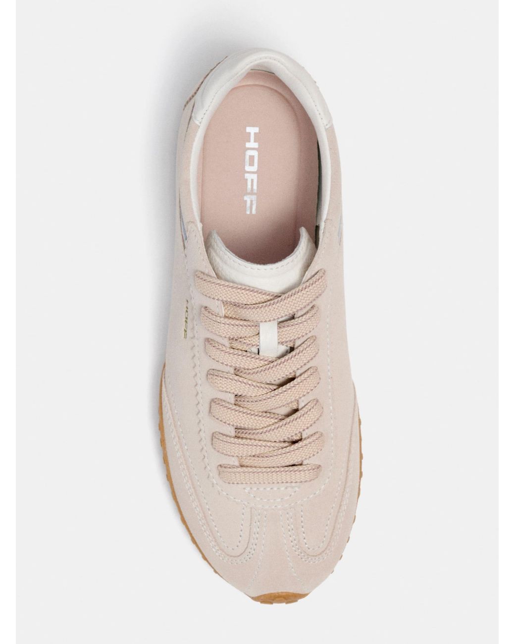 HOFF White Bridge Full Leather Trainers