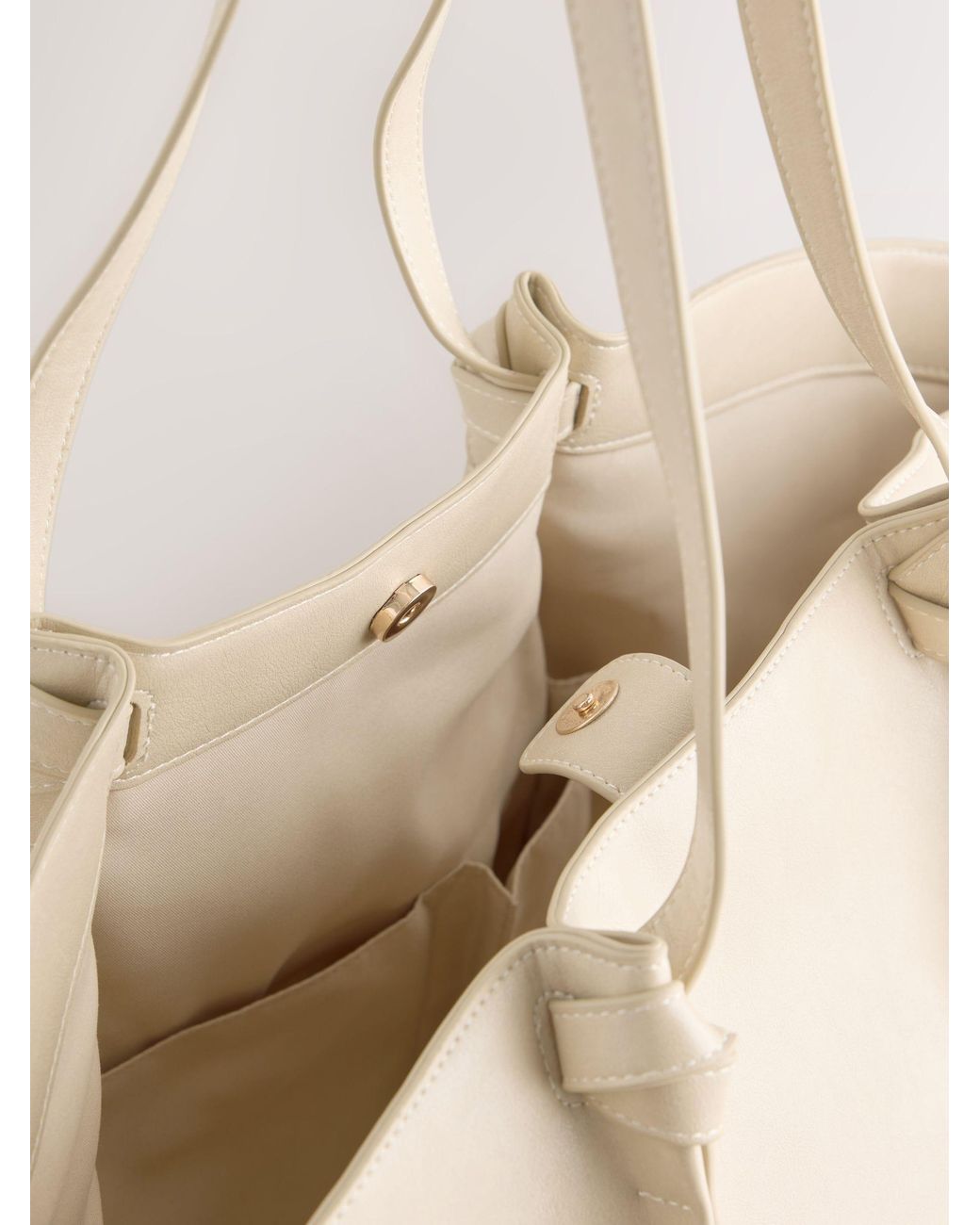 Next Natural Large Pinched Shoulder Bag