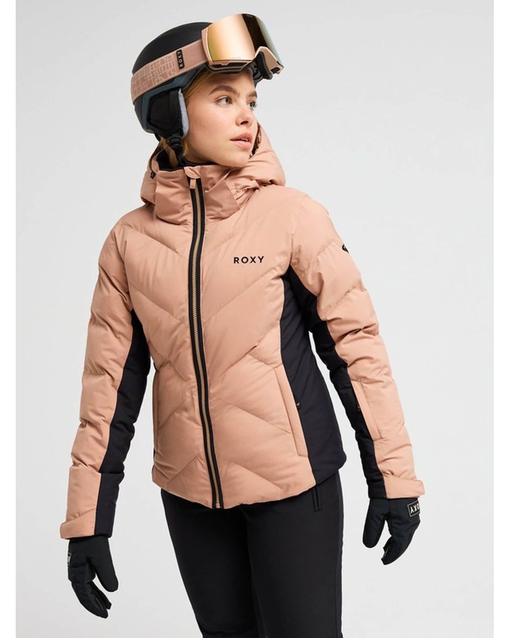 Roxy Natural Latte Snowdrift Technical Snow Jacket