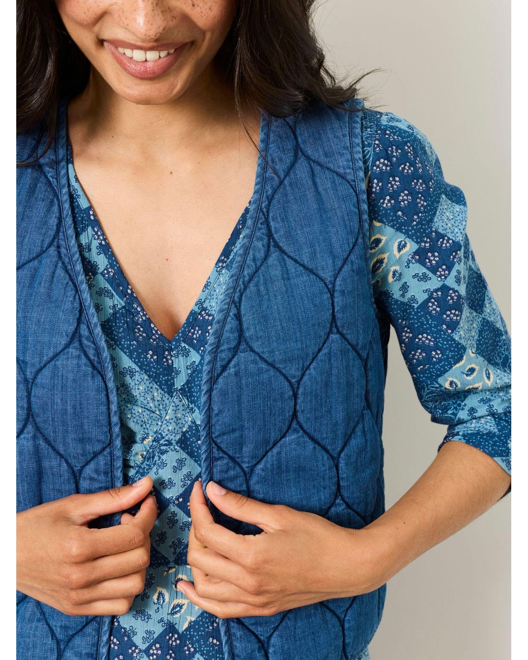 FatFace Blue Fatface Anya Fatface Anya 2In1 Dress