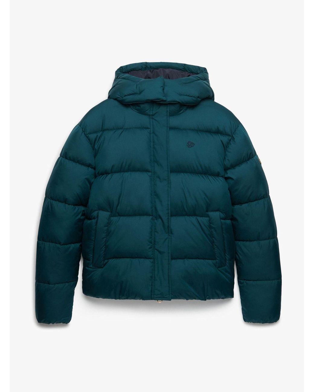 Superdry Blue Premium Ripstop Puffer Jacket