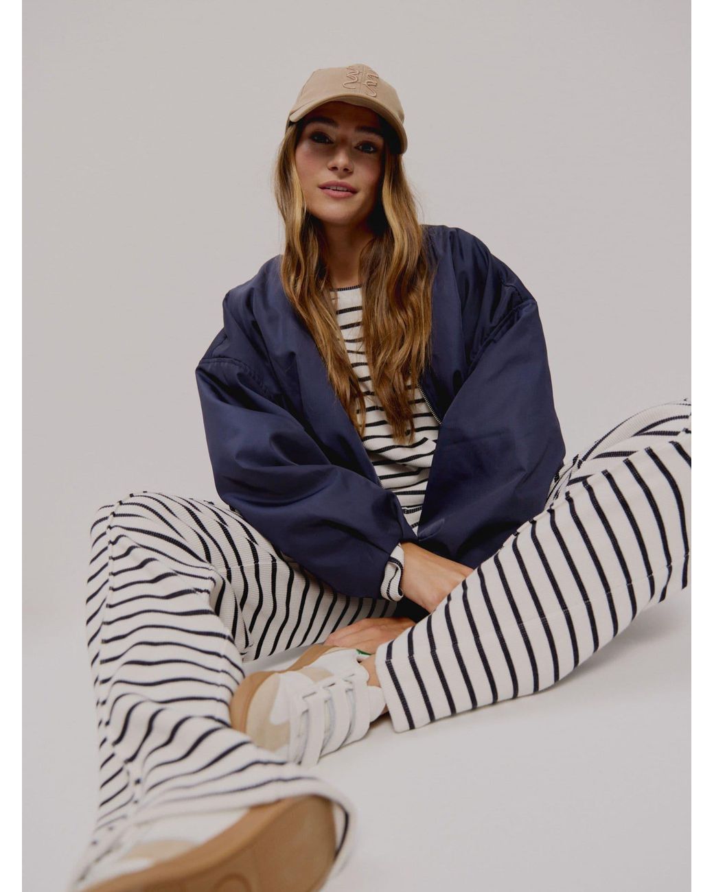 Smith & Soul Blue Bomber Jacket