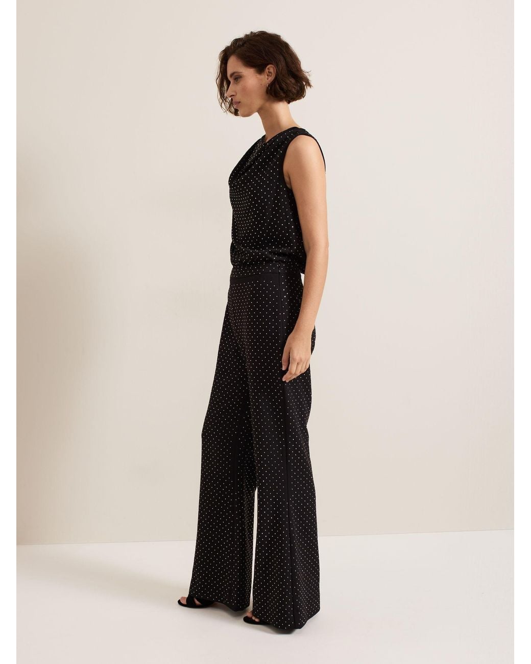 Phase Eight Black Ottie Top