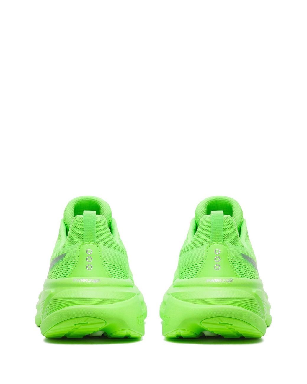Saucony Green Neon Running Shoes With Breathable Mesh Upper for men