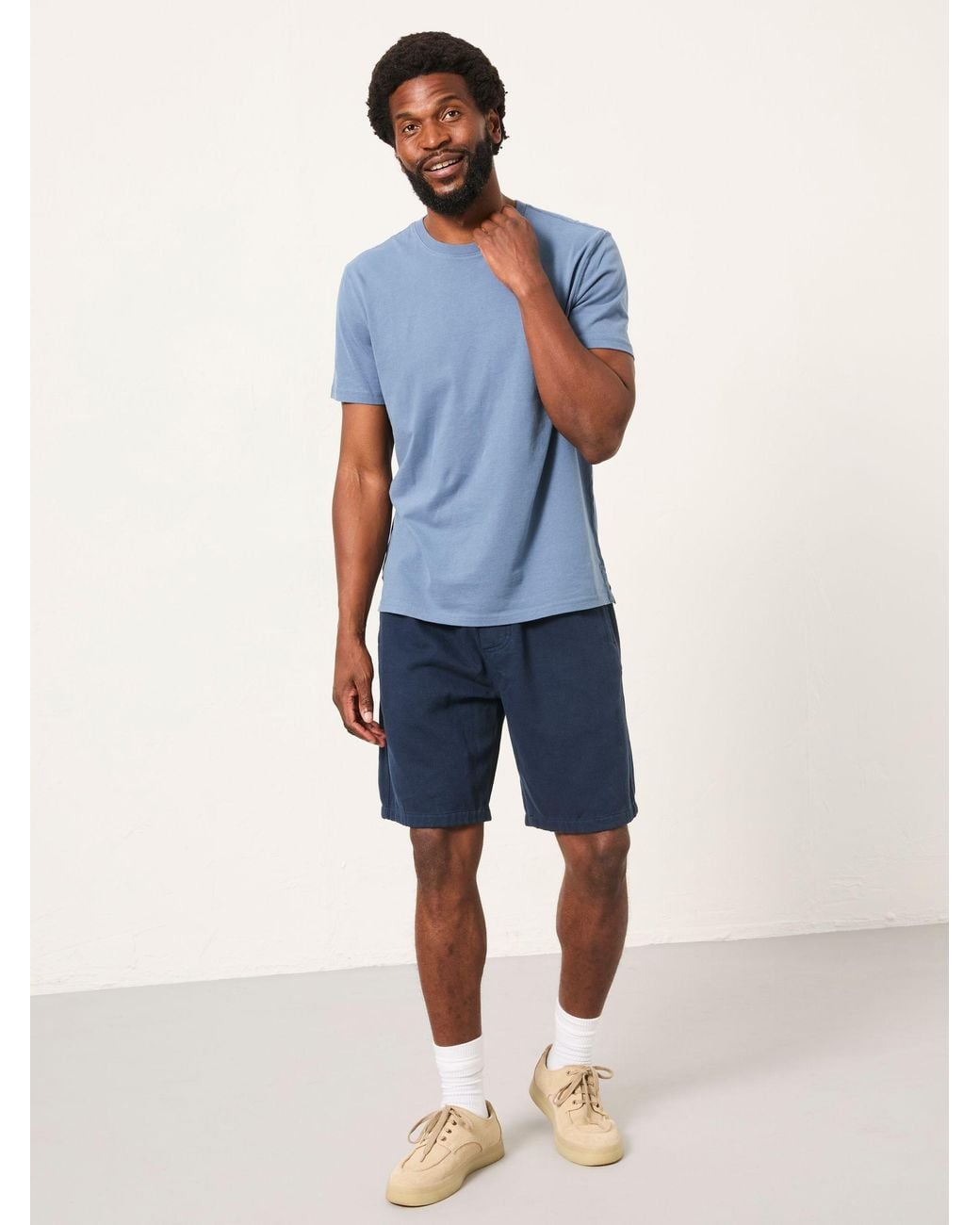 FatFace Blue Lulworth Short Sleeve T-Shirt for men