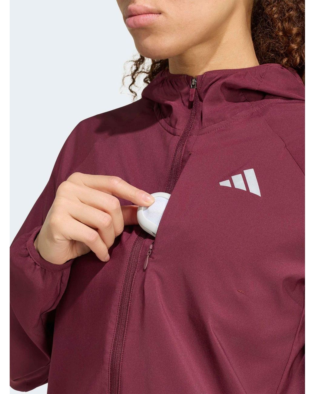 Adidas Red Run Essentials Jacket