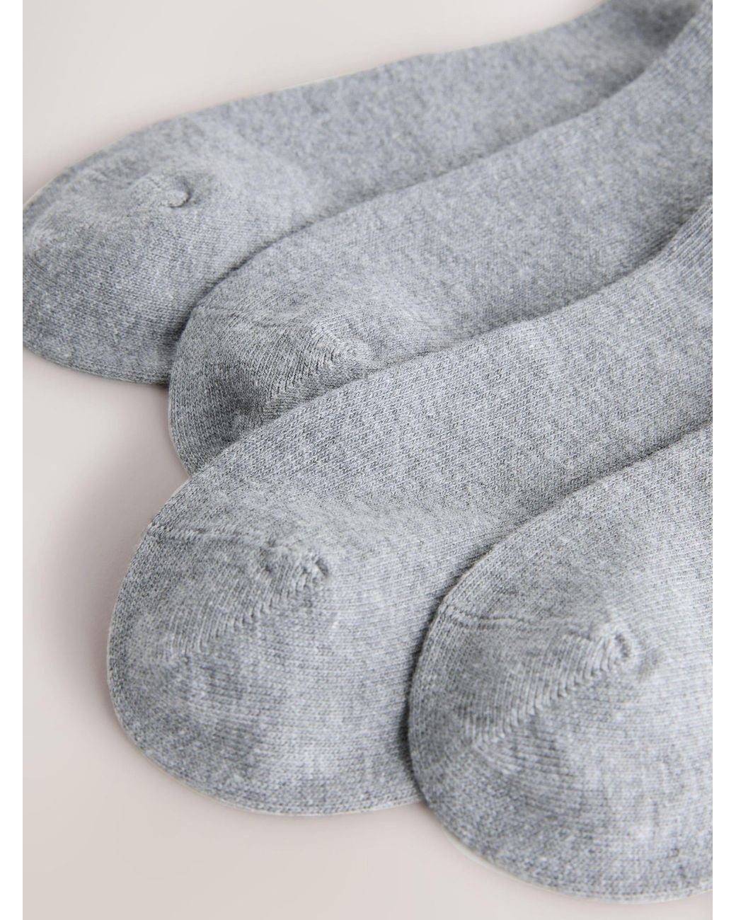 Next Gray Modal Trainer Socks 4 Pack