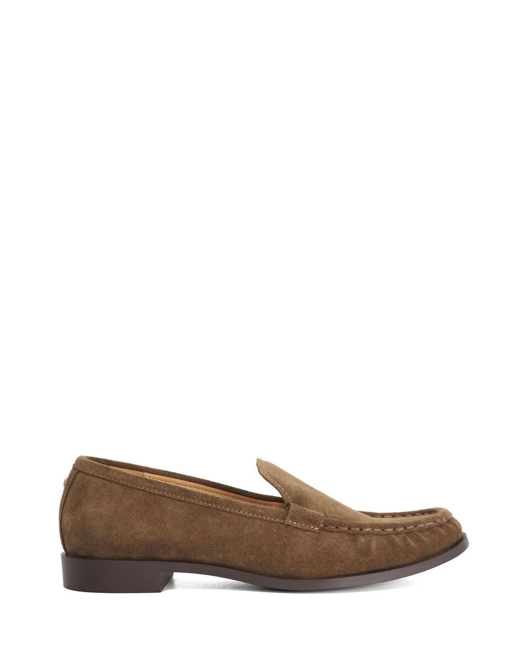 Dune Brown Grates Loafers