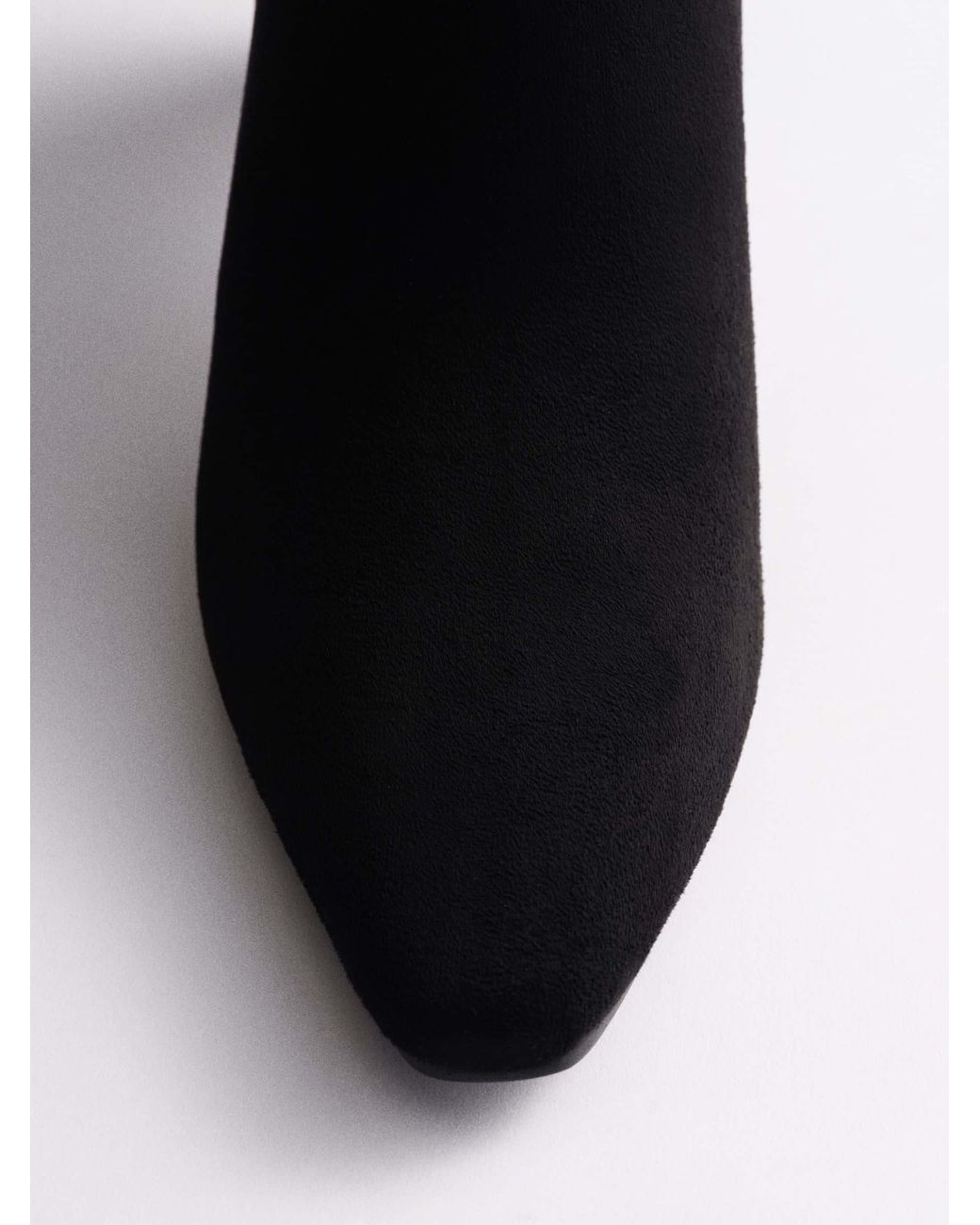 The Set Black Chisel Toe Heel Ankle Boots