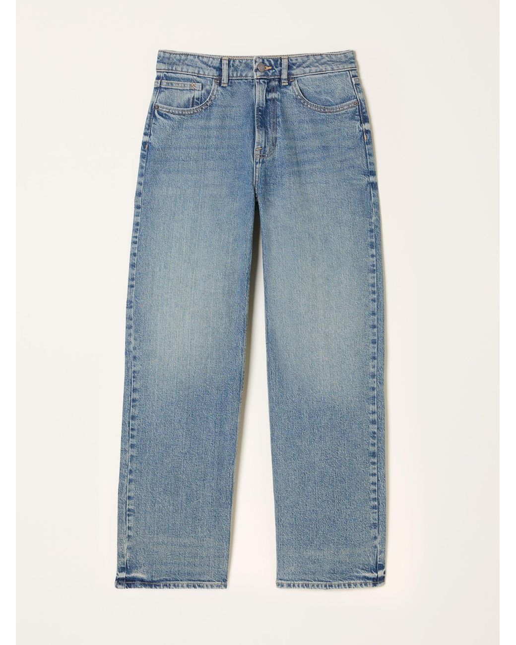 FatFace Blue Filby Relaxed Straight Jeans