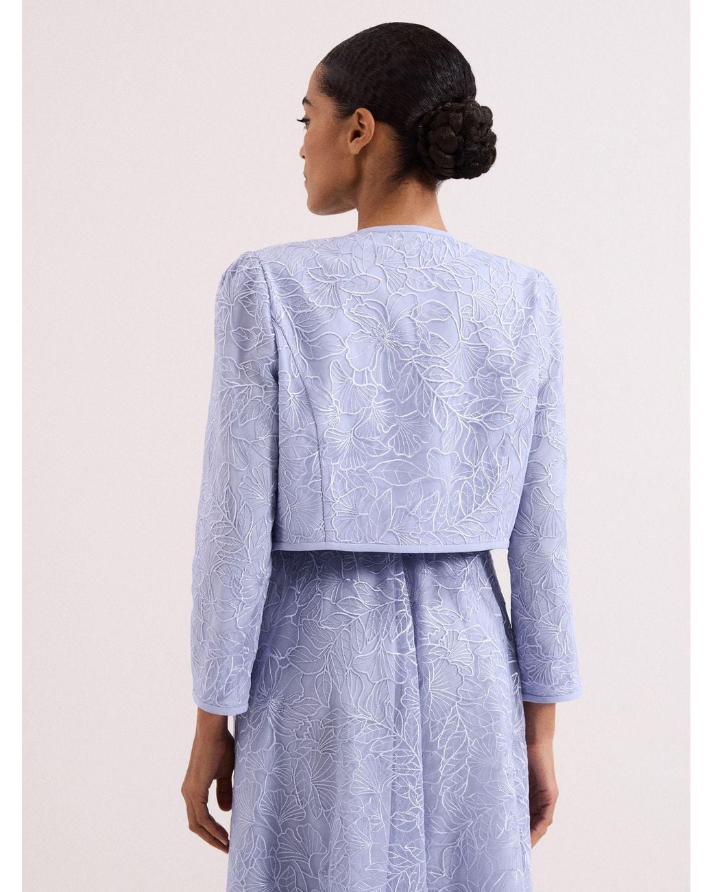 Phase Eight Blue Sakura Jacket