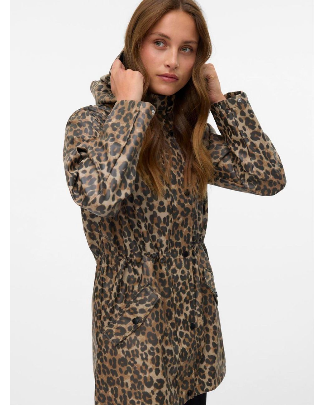 Vero Moda Brown Water Resistant Jacket