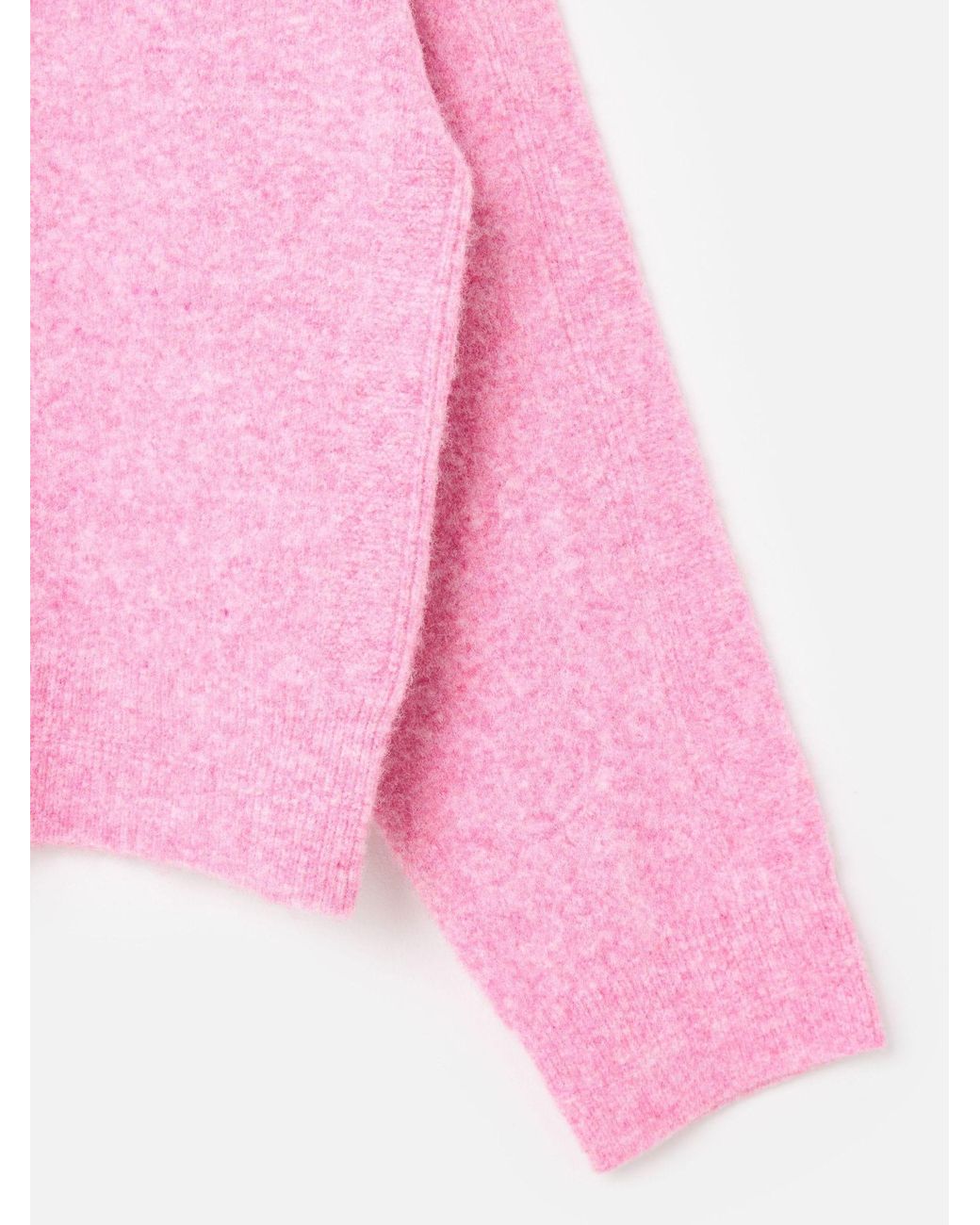 Oliver Bonas Pink Crew Neck Knitted Jumper