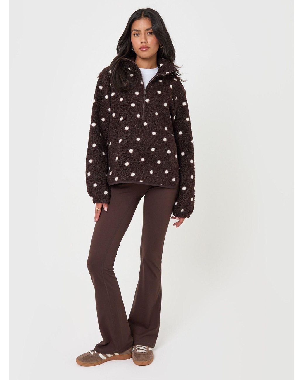 Threadbare Black Quarter Zip Fleece
