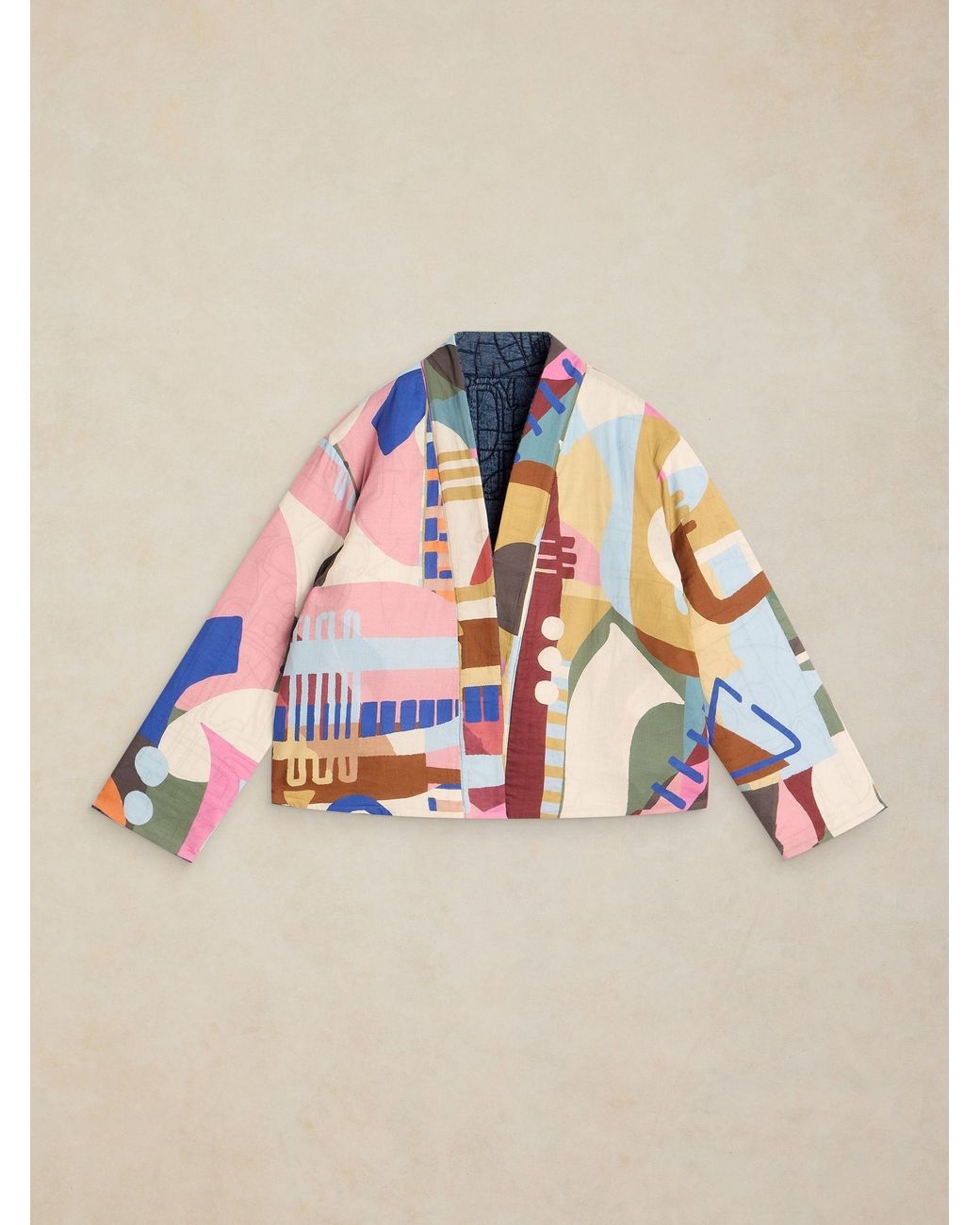 White Stuff Blue Elodie Reversible Jacket