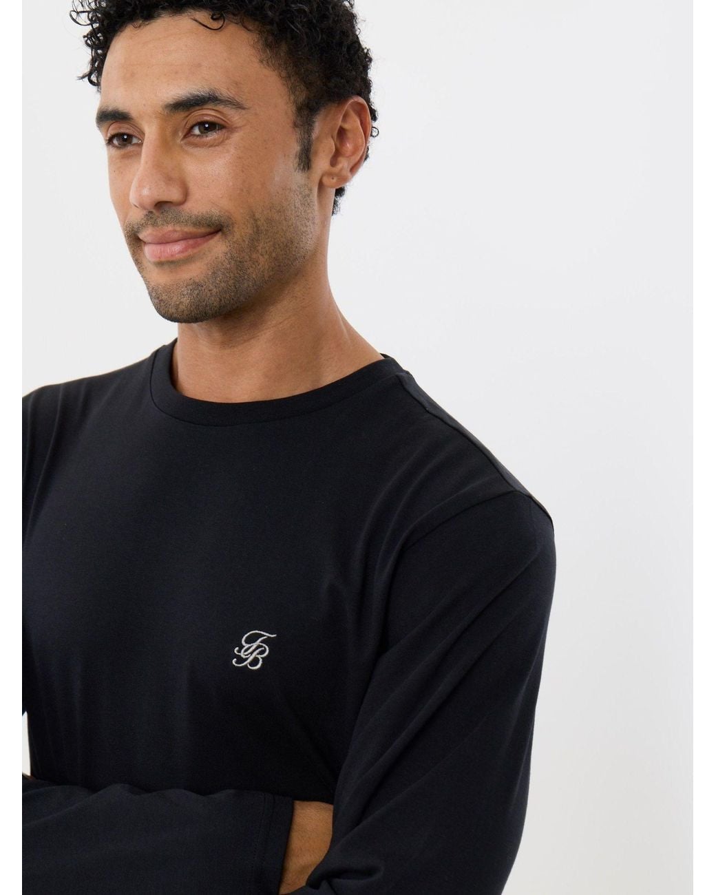 Threadbare Blue Sleeved Top & Trouser Pyjamas Set for men