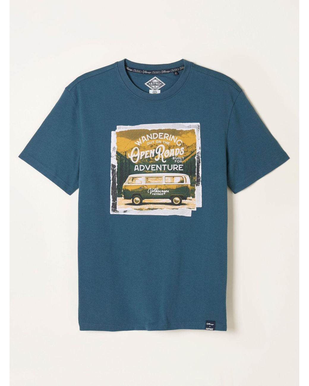 FatFace Blue Graphic T-Shirt for men