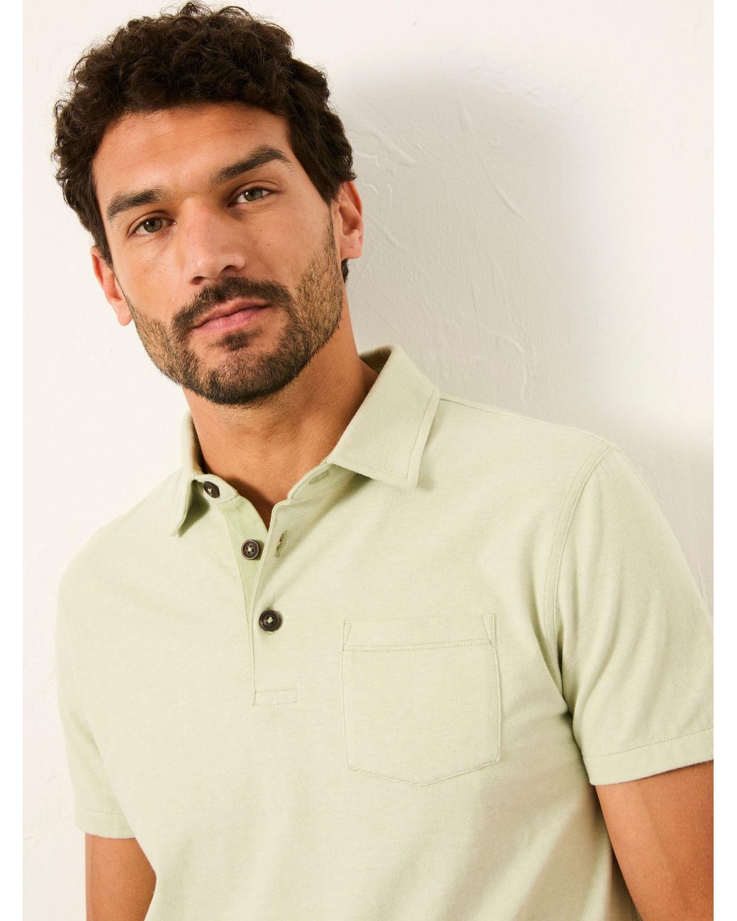 FatFace Green Fatface Elm Polo Shirt for men