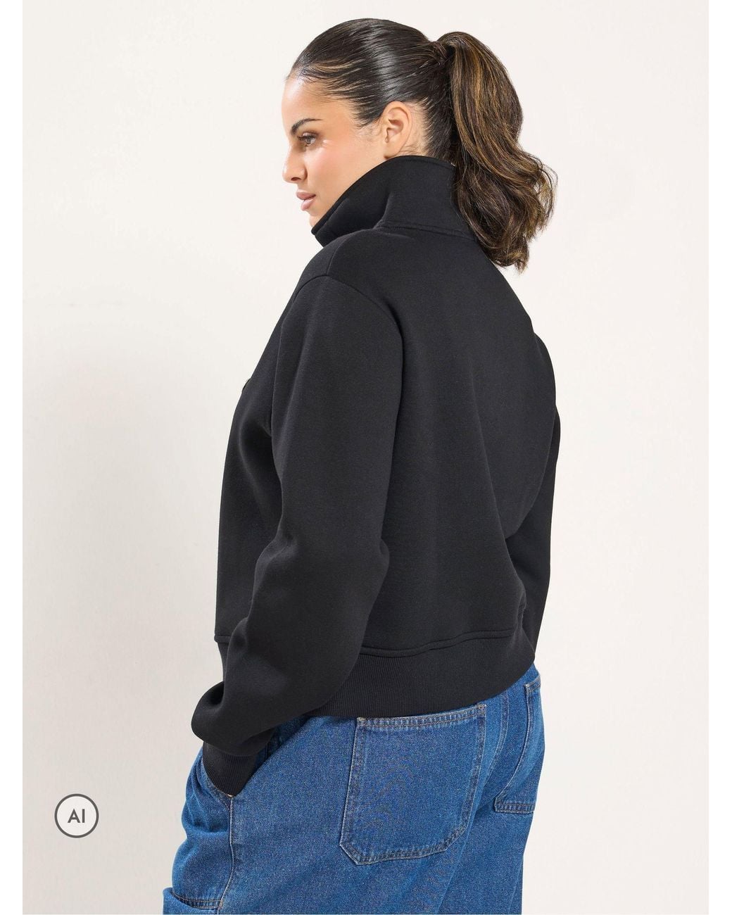 Yours Curve Black Military Button Jacket