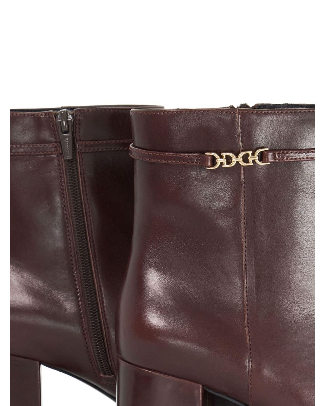 Dune Brown Wf Oaklee Ankle Boots