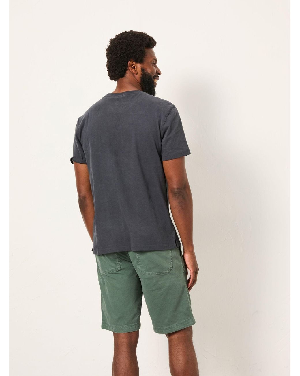 FatFace Blue Lulworth Short Sleeve T-Shirt for men